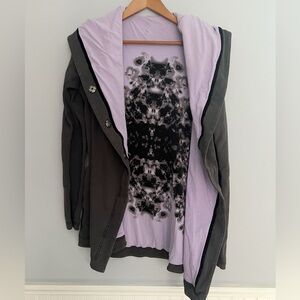 Rare Lululemon Awareness Wrap Grey Purple Size 8